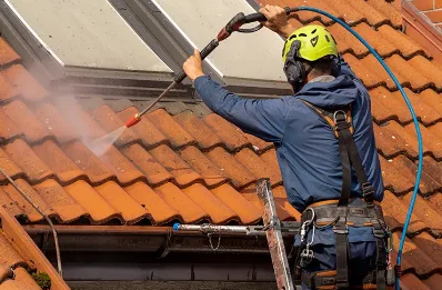 Démoussage et hydrofuge de toiture à Gaas